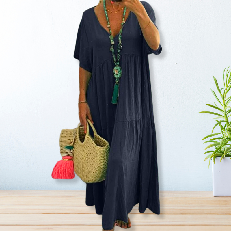 BAHAMA™ - Baumwoll- und Leinenkleid