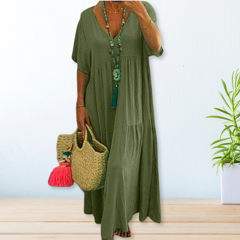 BAHAMA™ - Baumwoll- und Leinenkleid