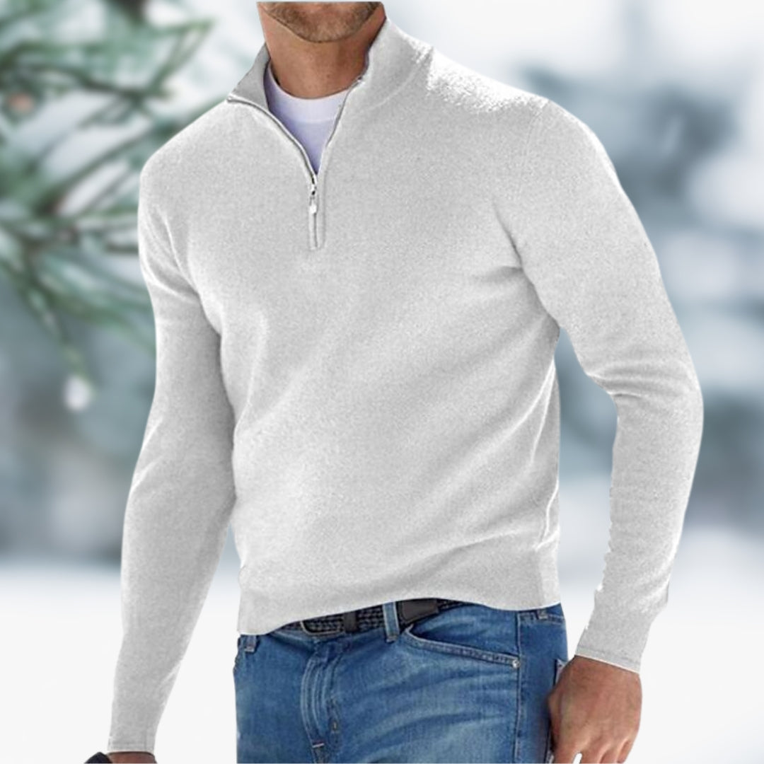 Matteo™ | Pullover mit Stilvollem Reißverschluss