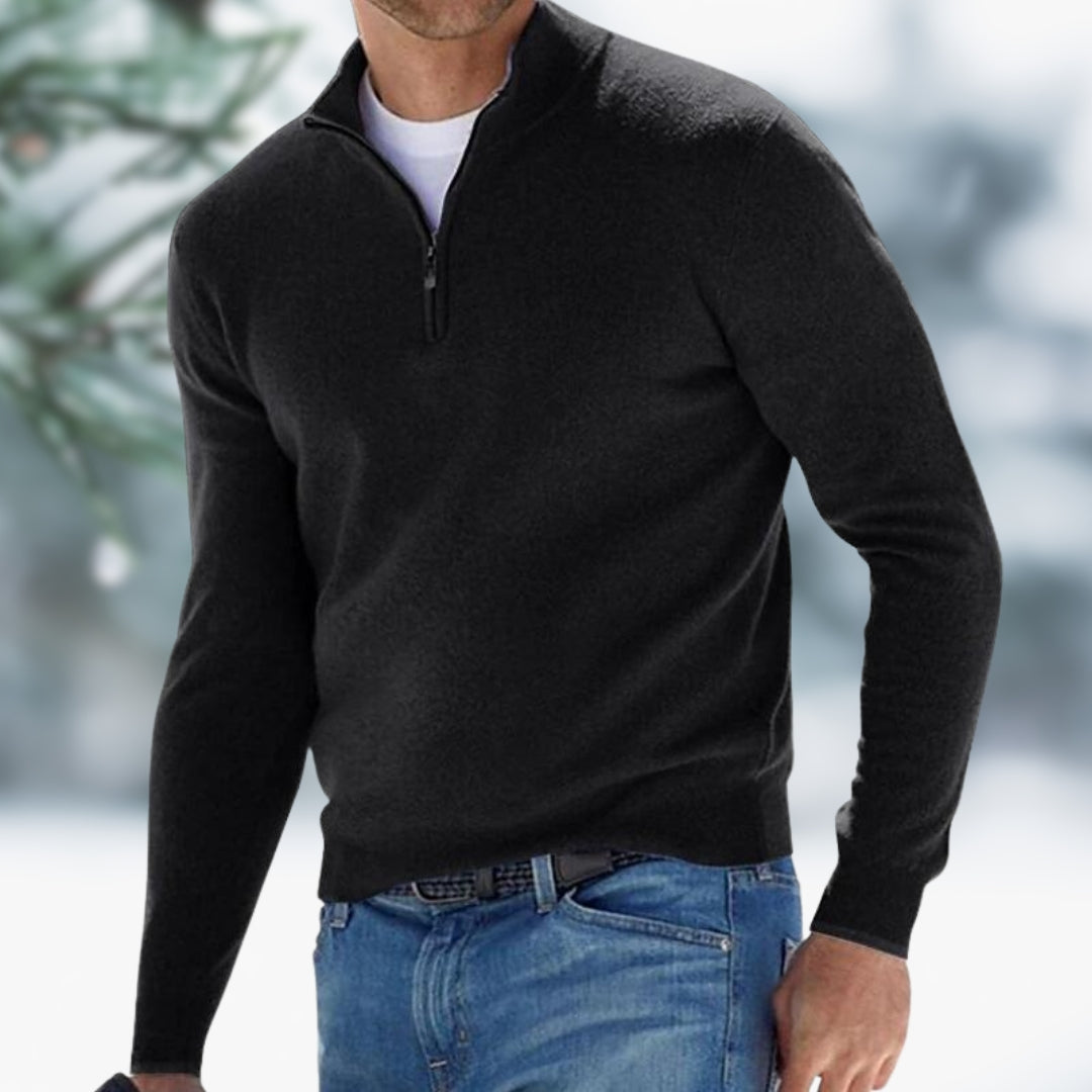 Matteo™ | Pullover mit Stilvollem Reißverschluss