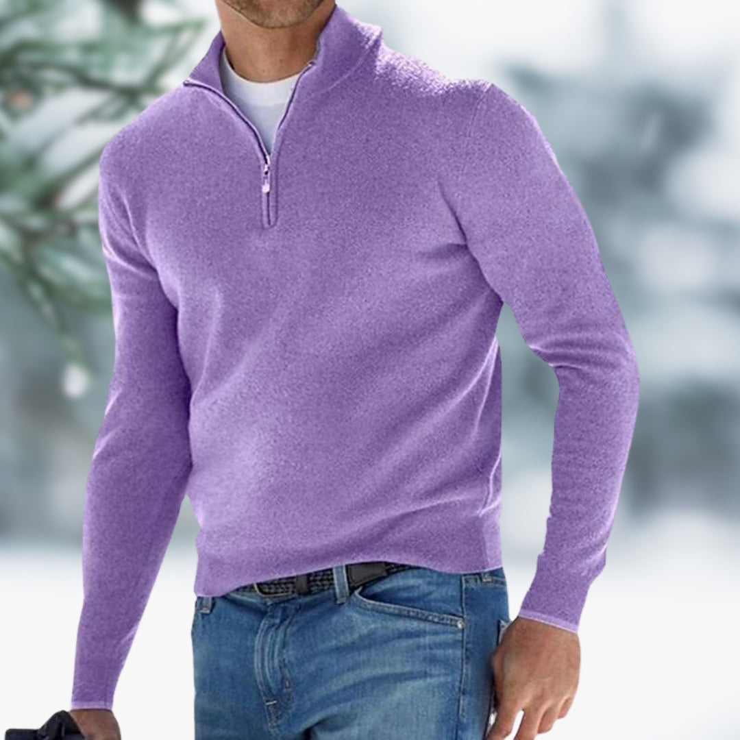 Matteo™ | Pullover mit Stilvollem Reißverschluss