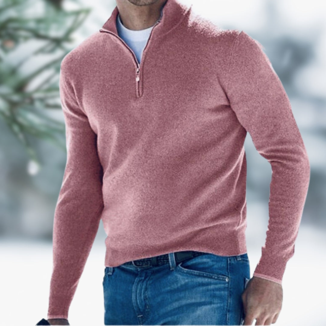 Matteo™ | Pullover mit Stilvollem Reißverschluss