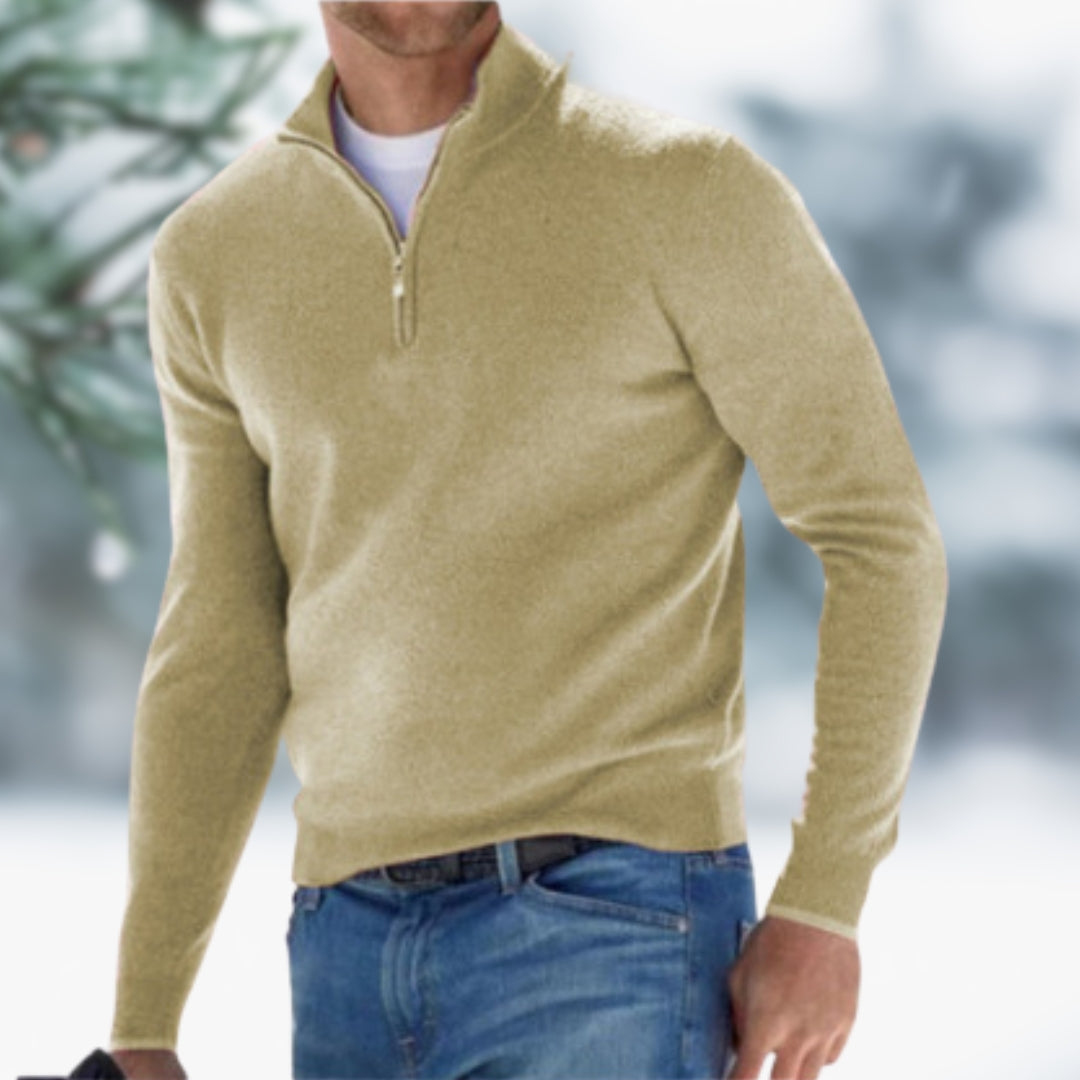 Matteo™ | Pullover mit Stilvollem Reißverschluss
