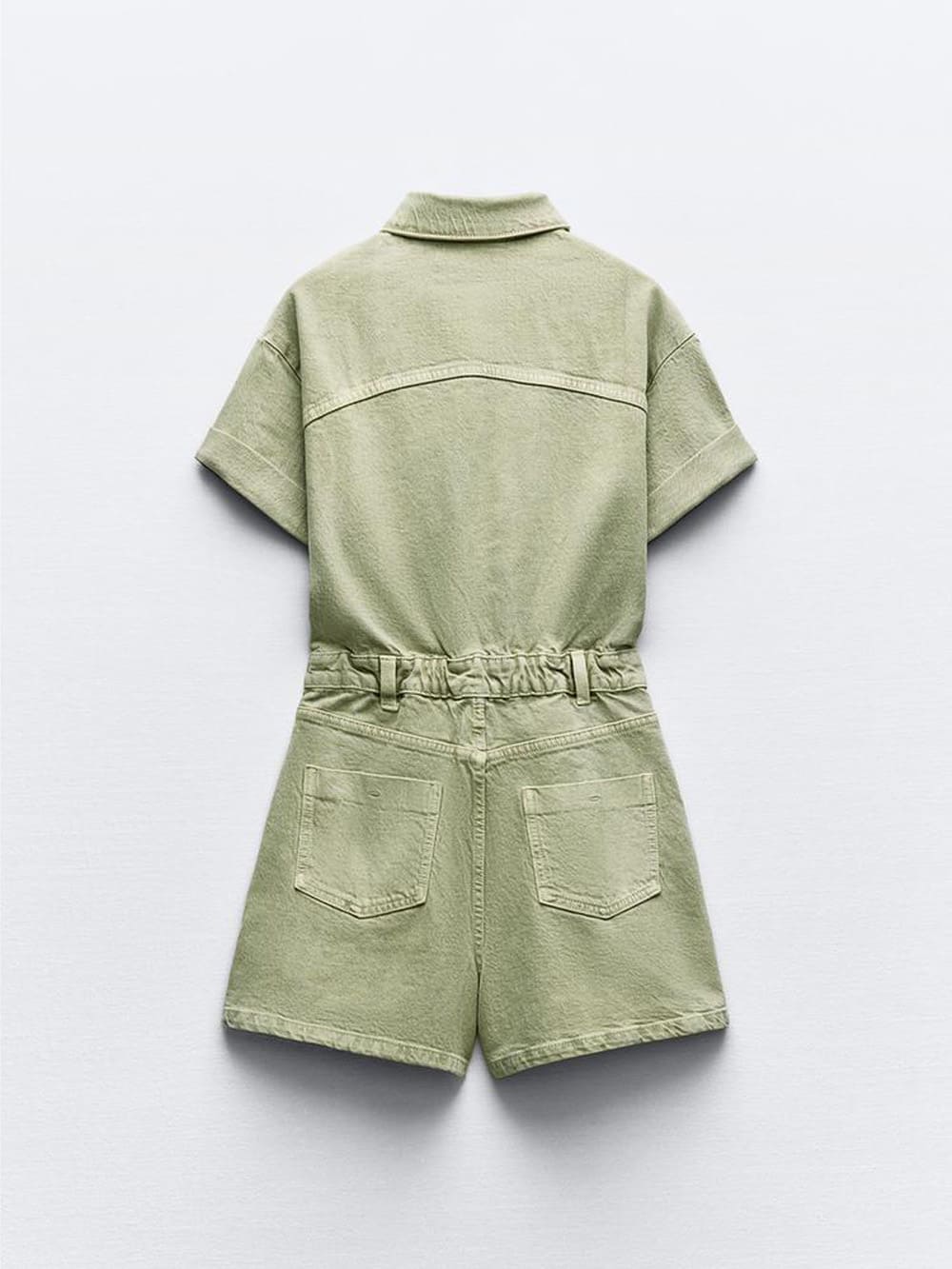 Denim | Cuffed-Romper