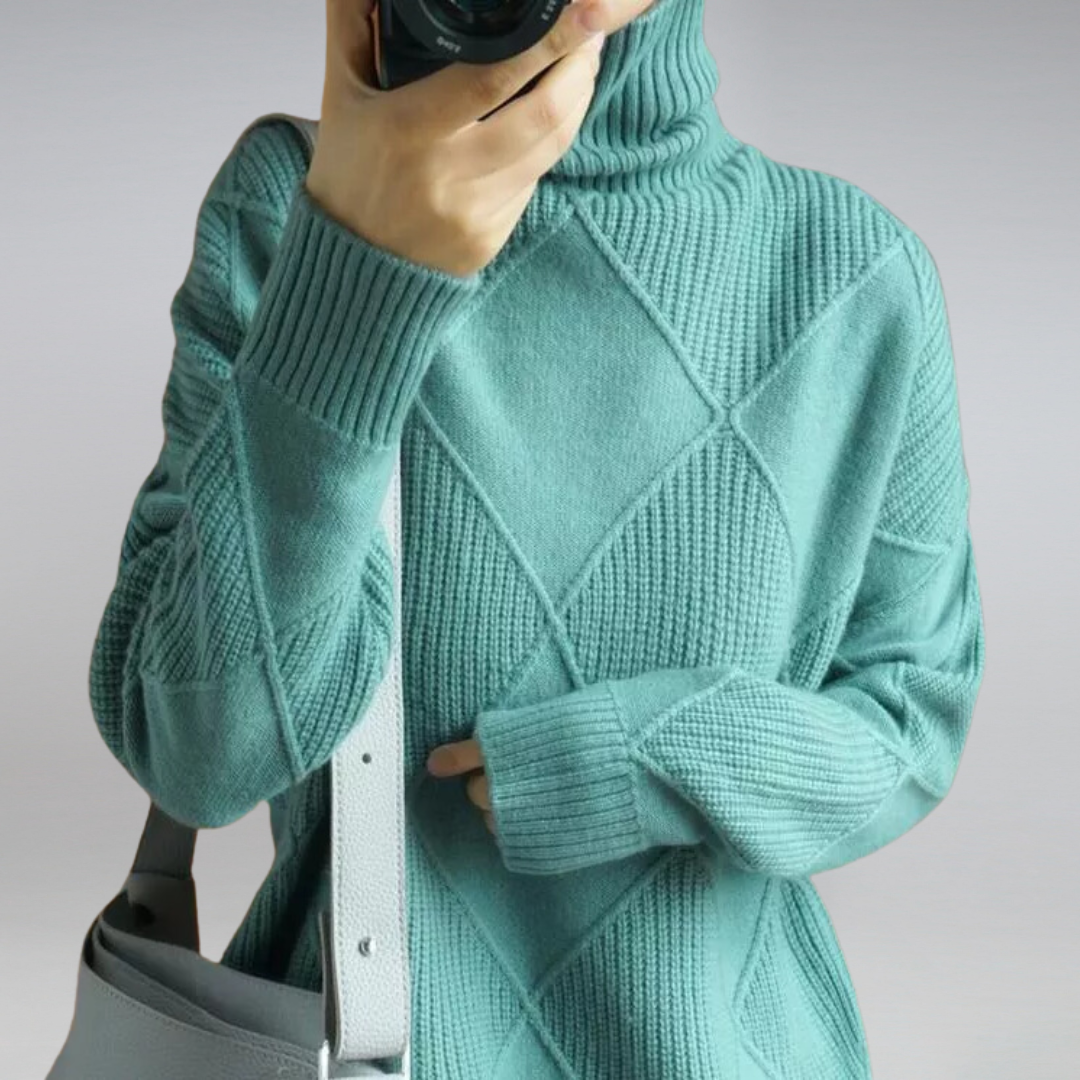 Adelle | Eleganter Rollkragenpullover