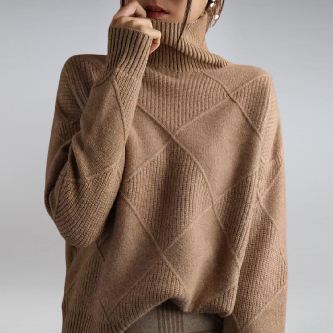 Adelle | Eleganter Rollkragenpullover