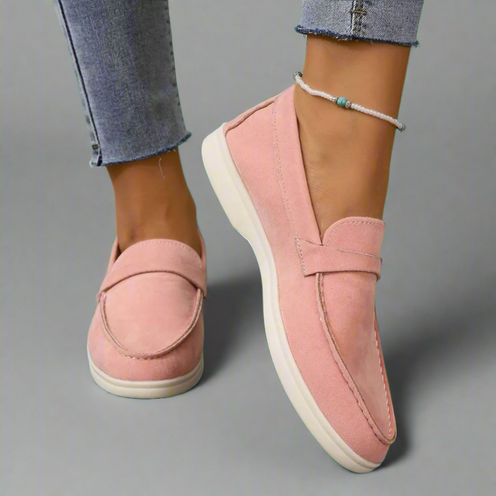 Evelien | Elegantes Suede-Mokassin