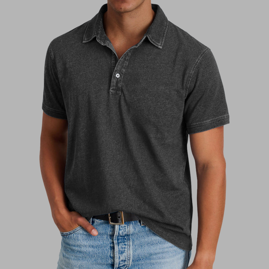 Benno | Weiches gewaschenes Polo für Komfort und Stil