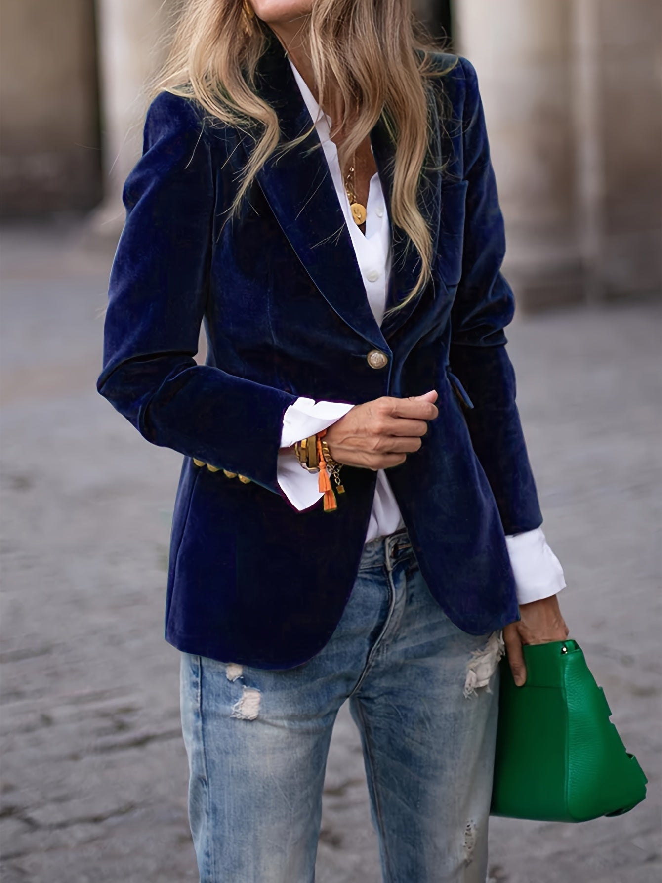 Clara™ | Retro-Blazer mit einem Knopf