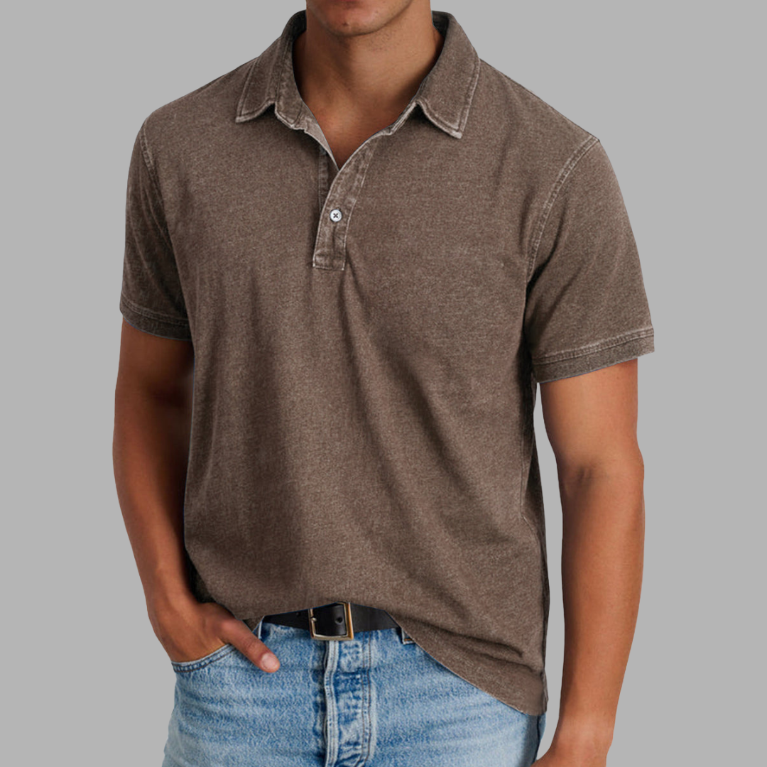 Benno | Weiches gewaschenes Polo für Komfort und Stil