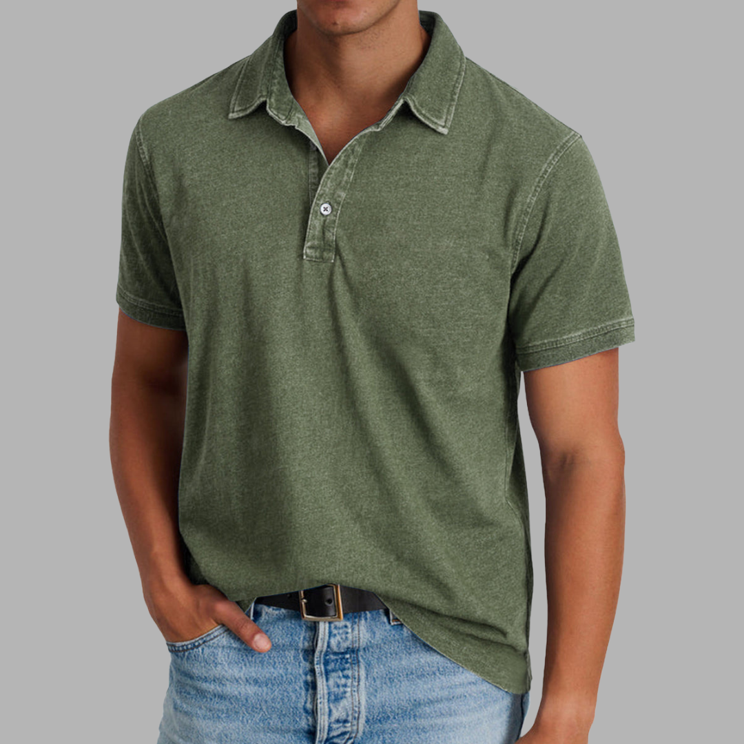 Benno | Weiches gewaschenes Polo für Komfort und Stil