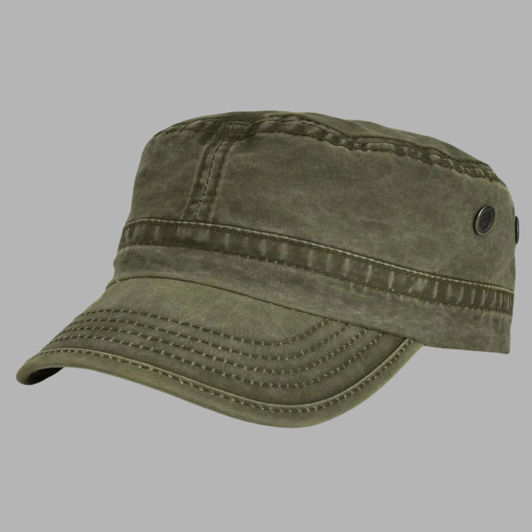 Adalric | Elegante Militär-Stil Kappe für Abenteurer