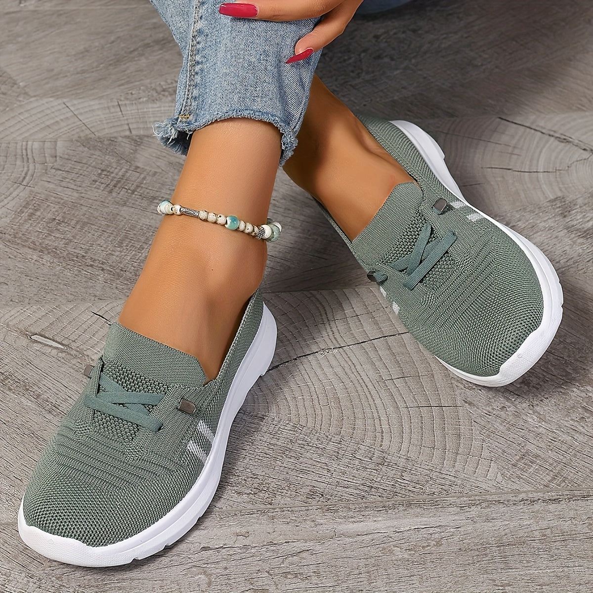 Zanya | Gestreifte Sneaker