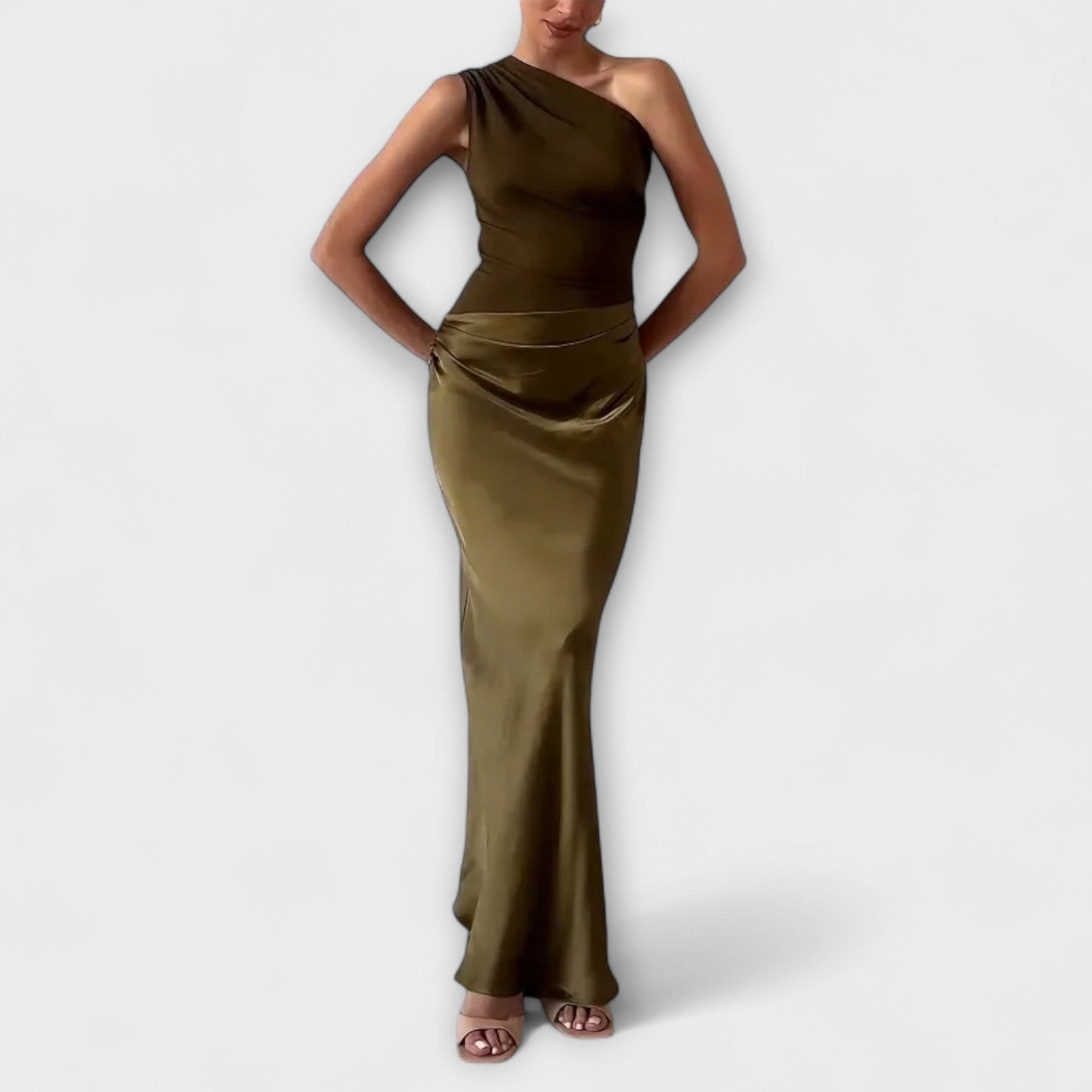 Lena | Elegantes Faltenkleid