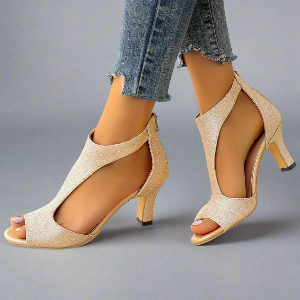 Heidrun | Elegantes und bequemes Sandalenset mit Absatz