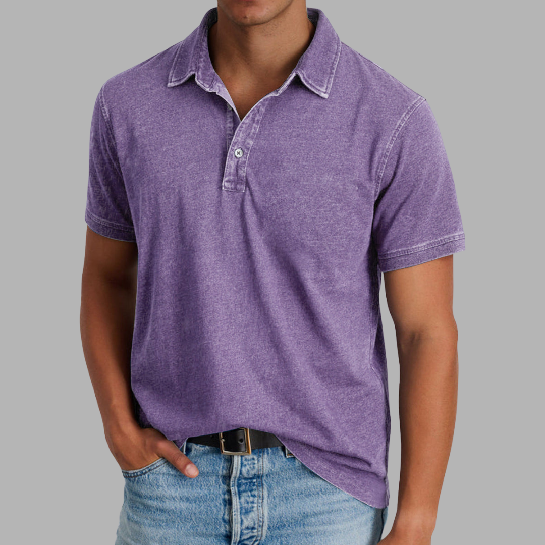 Benno | Weiches gewaschenes Polo für Komfort und Stil