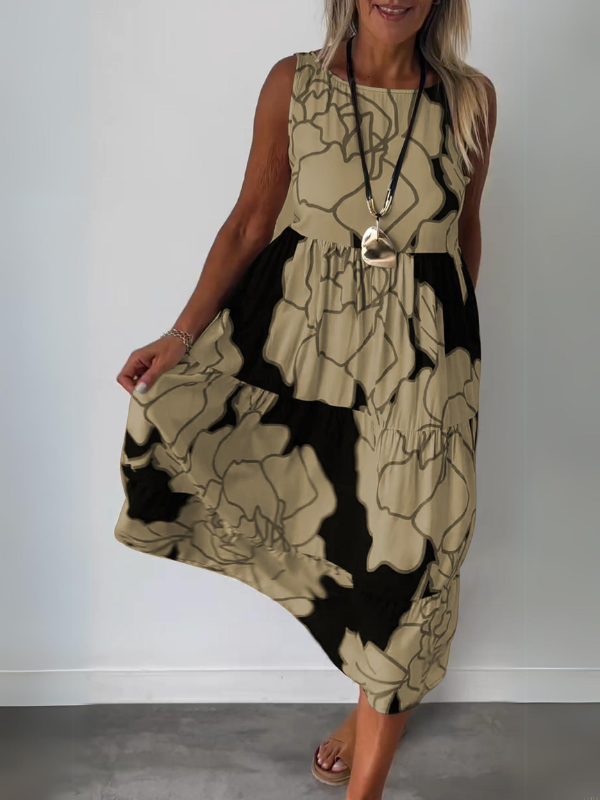 Gwendolyn | Elegantes ärmelloses Maxikleid