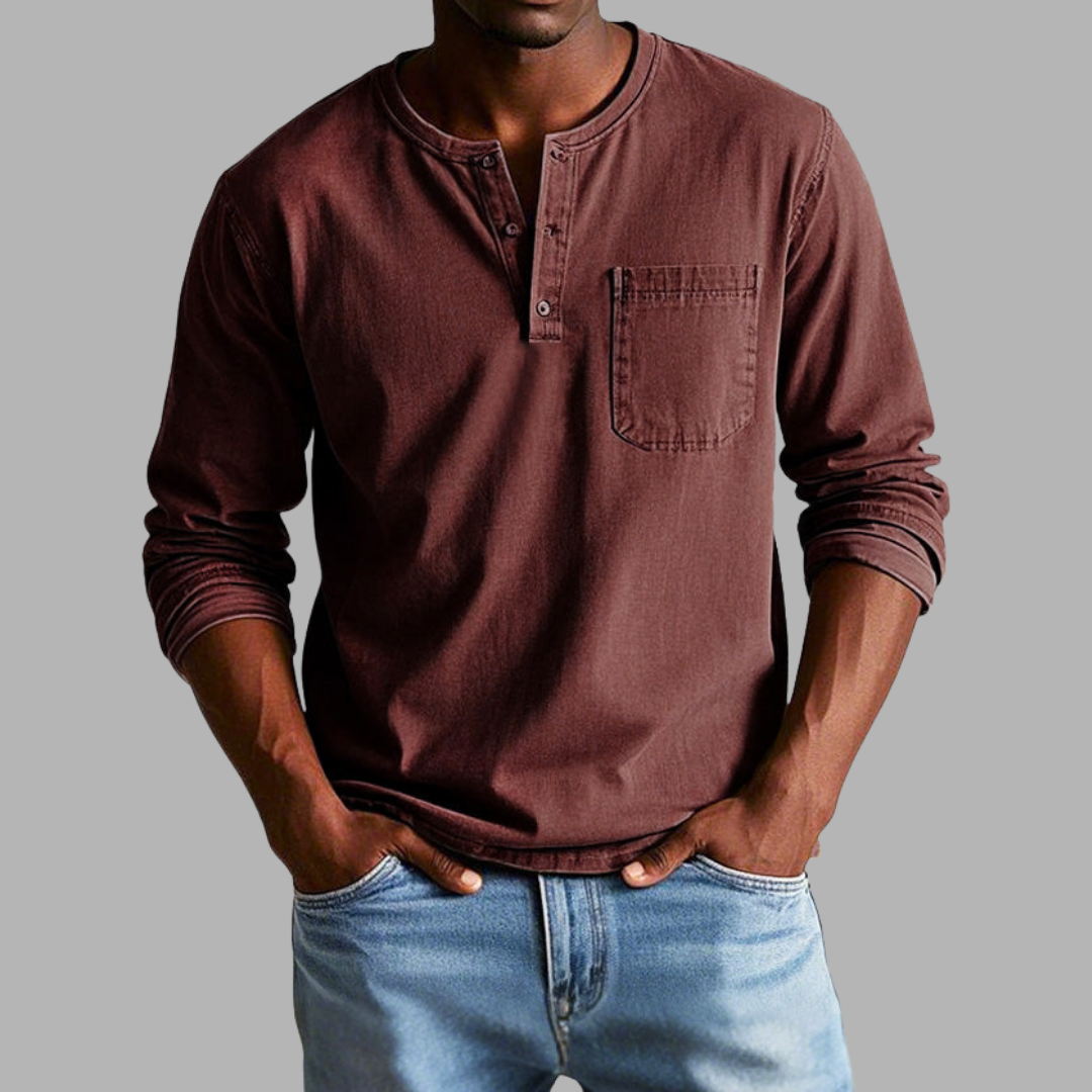Volker | Elegantes Langarmshirt für Jeden Tag