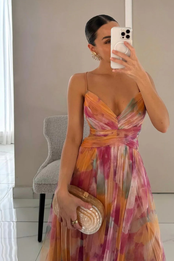 Alina | Atemhaftes Maxikleid