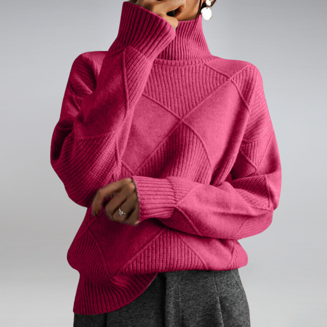 Adelle | Eleganter Rollkragenpullover