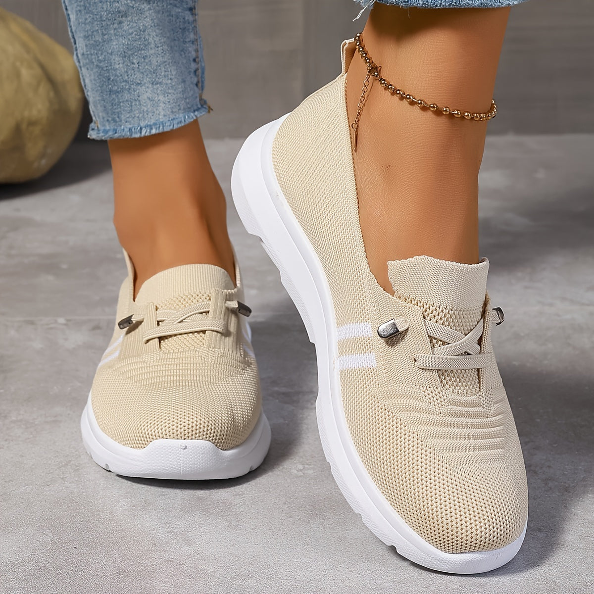 Zanya | Gestreifte Sneaker