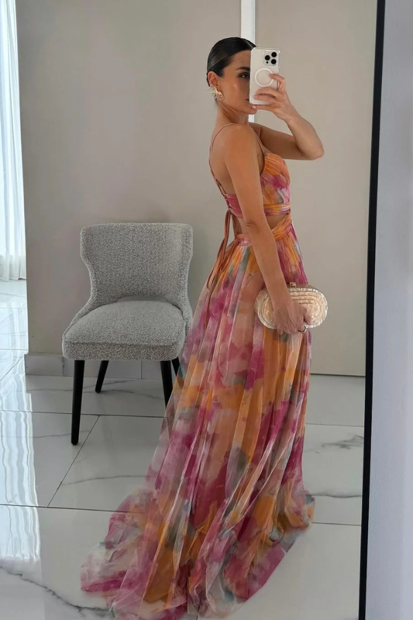 Alina | Atemhaftes Maxikleid