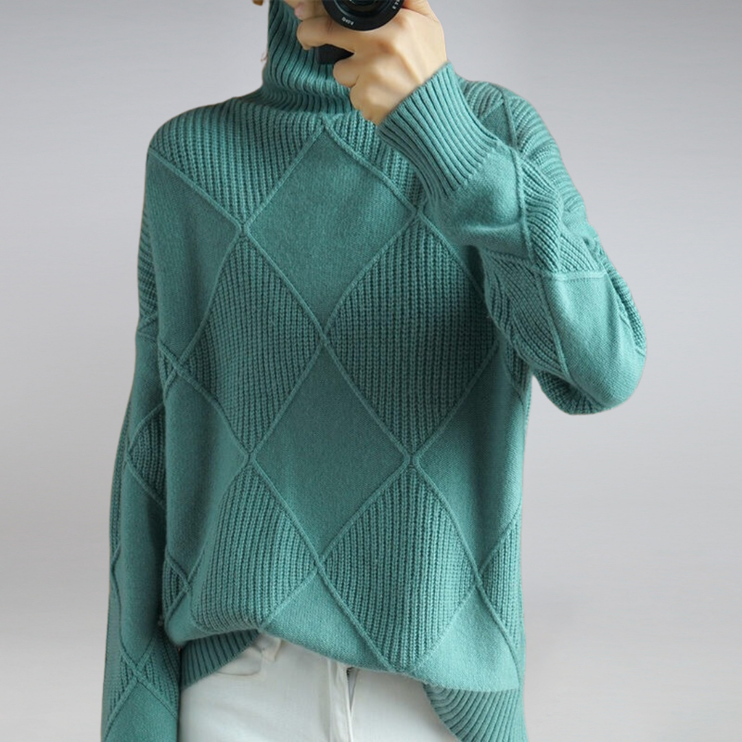 Adelle | Eleganter Rollkragenpullover
