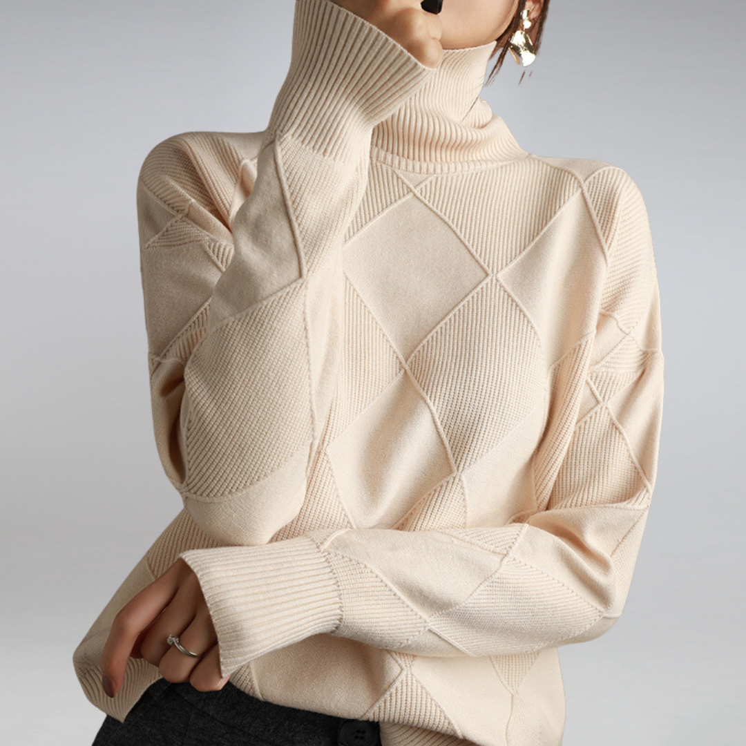 Adelle | Eleganter Rollkragenpullover