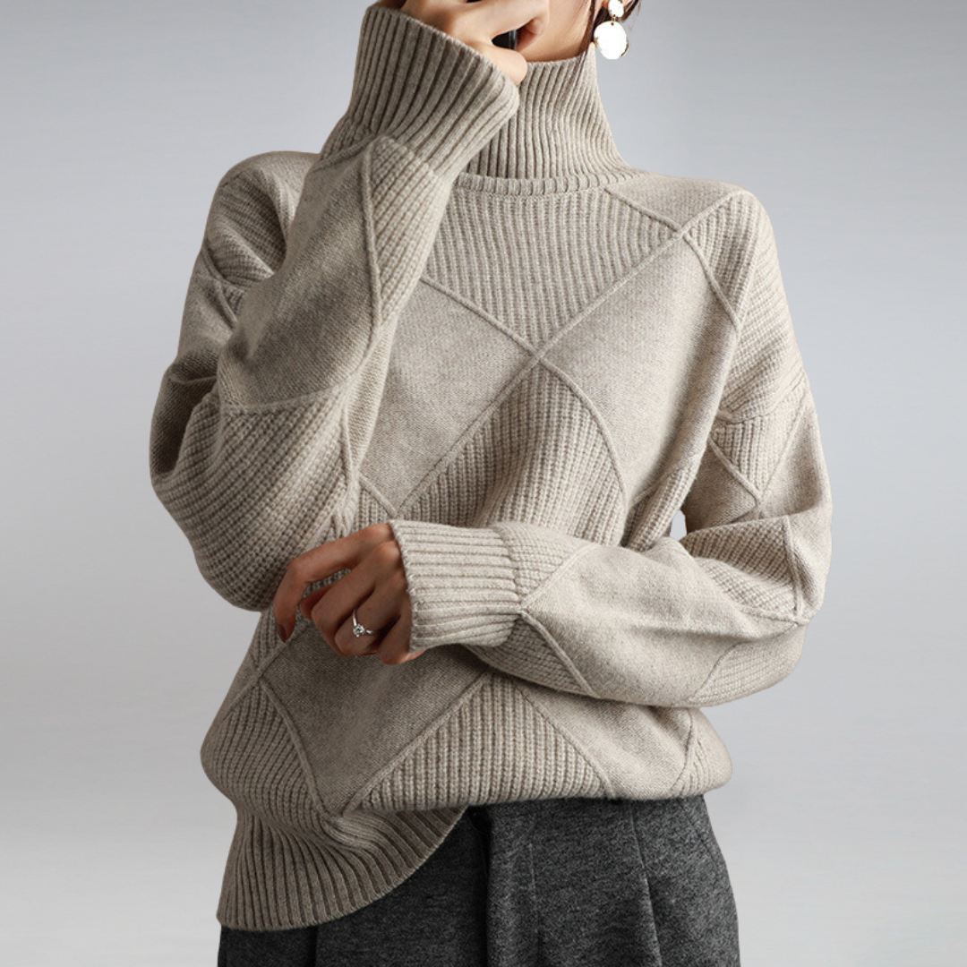 Adelle | Eleganter Rollkragenpullover