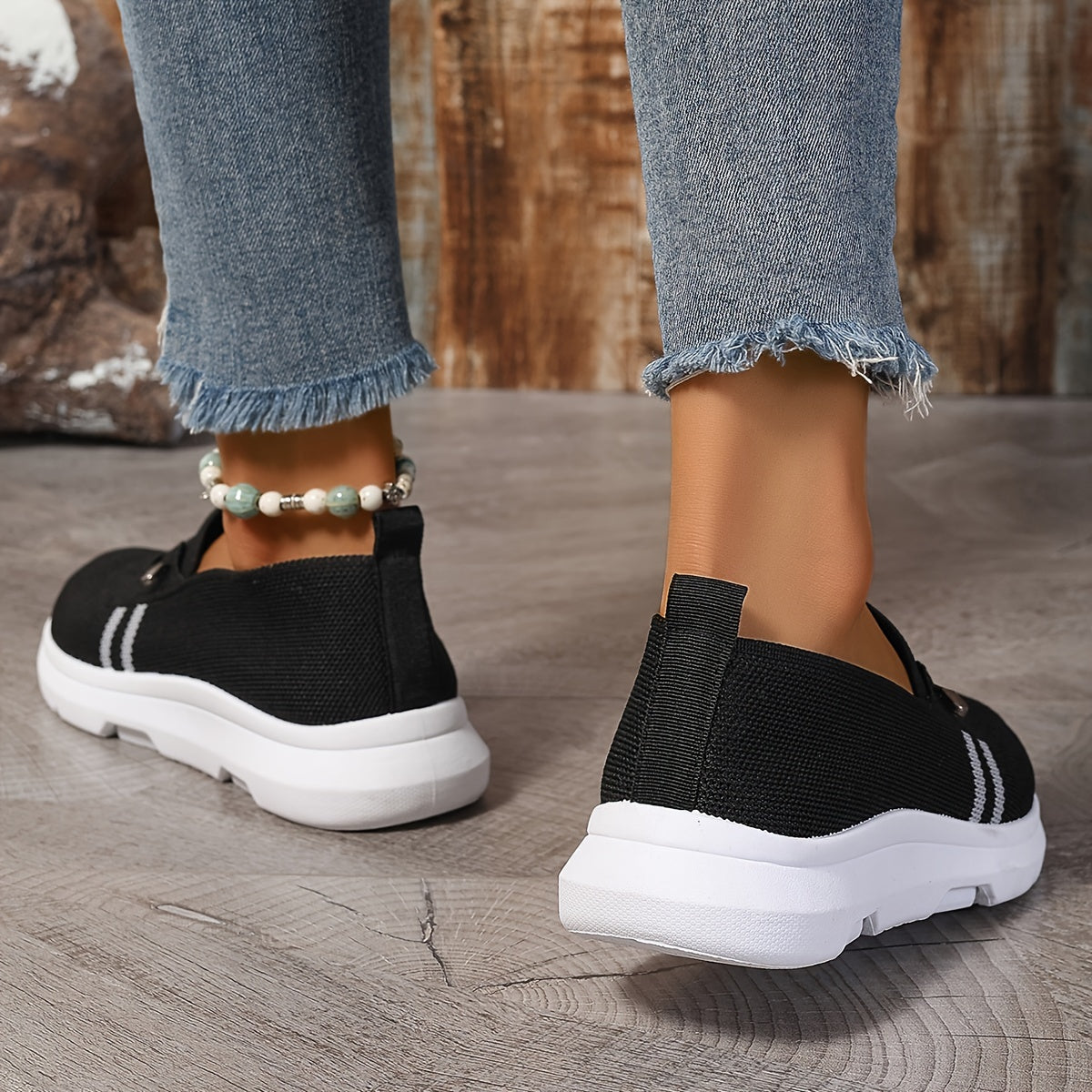 Zanya | Gestreifte Sneaker