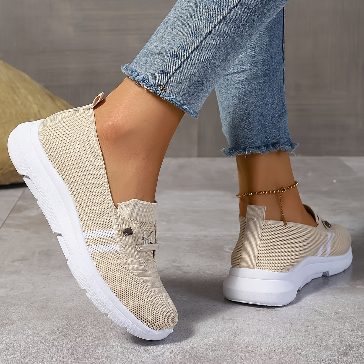 Zanya | Gestreifte Sneaker