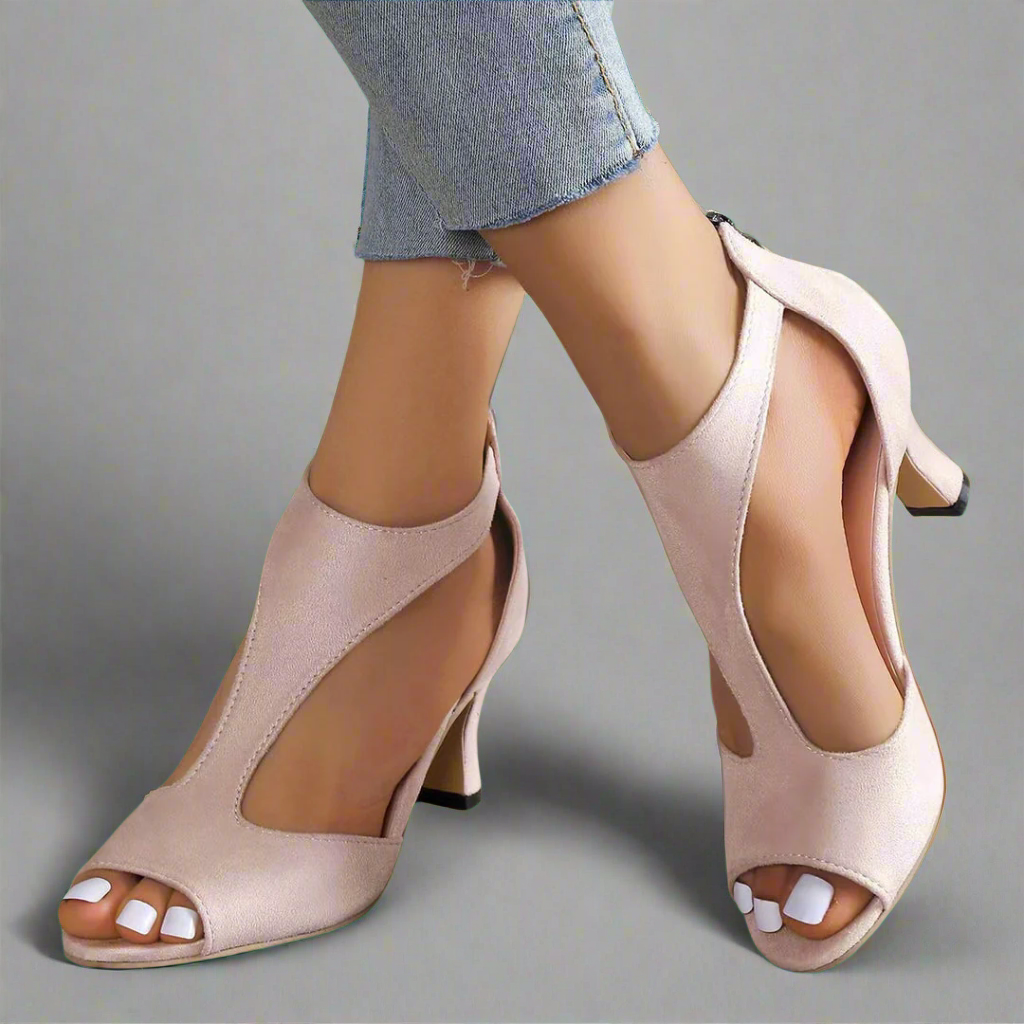 Heidrun | Elegantes und bequemes Sandalenset mit Absatz