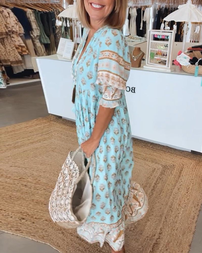 HILEY - LÄSSIGES KLEID MIT DRUCK