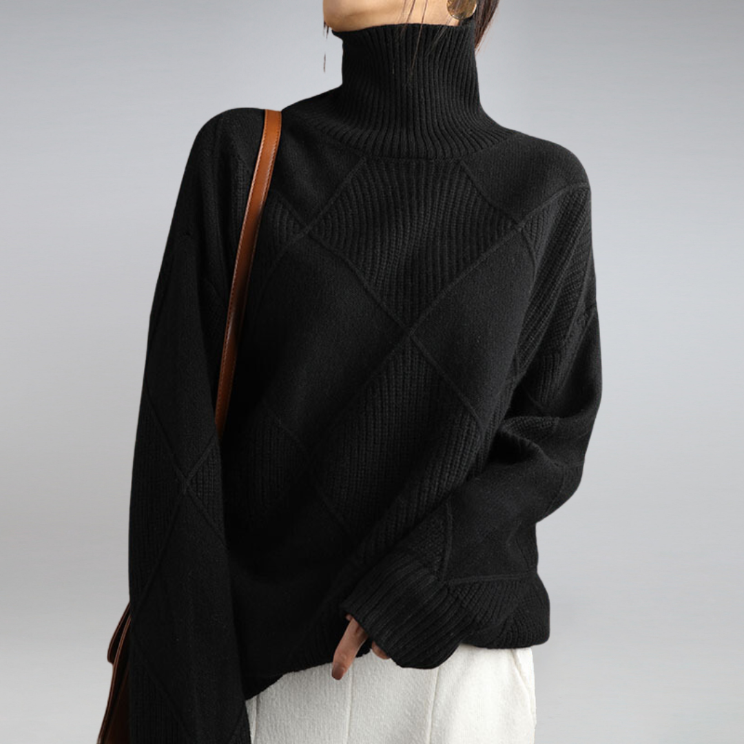 Adelle | Eleganter Rollkragenpullover