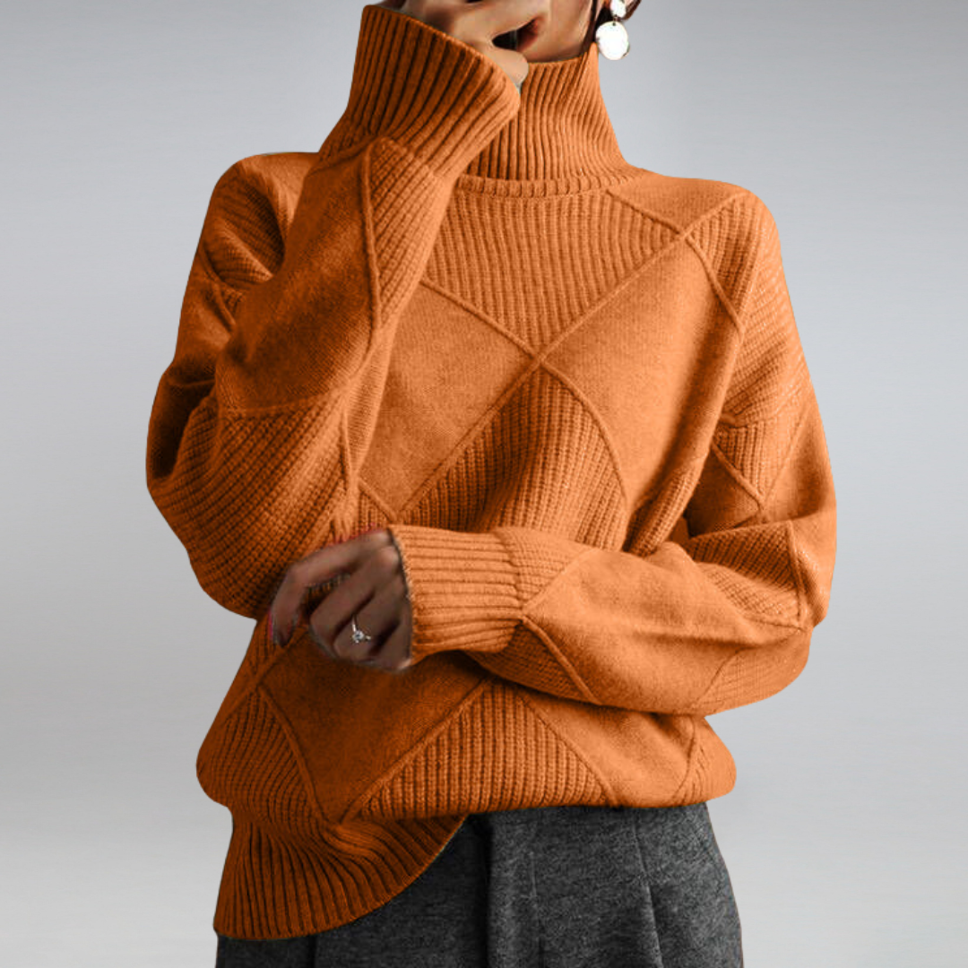 Adelle | Eleganter Rollkragenpullover