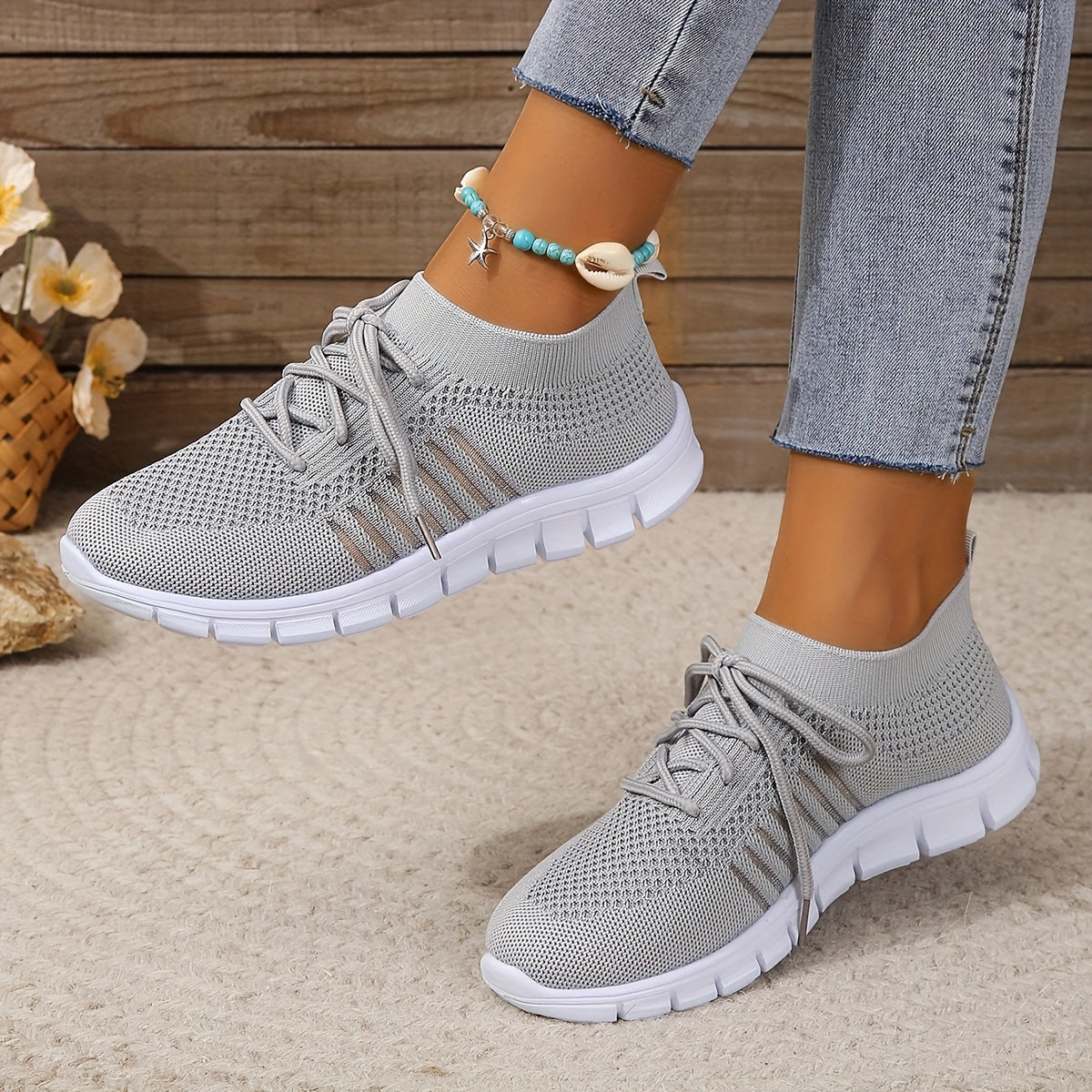 Evangelin | Sportliche Strickschuhe