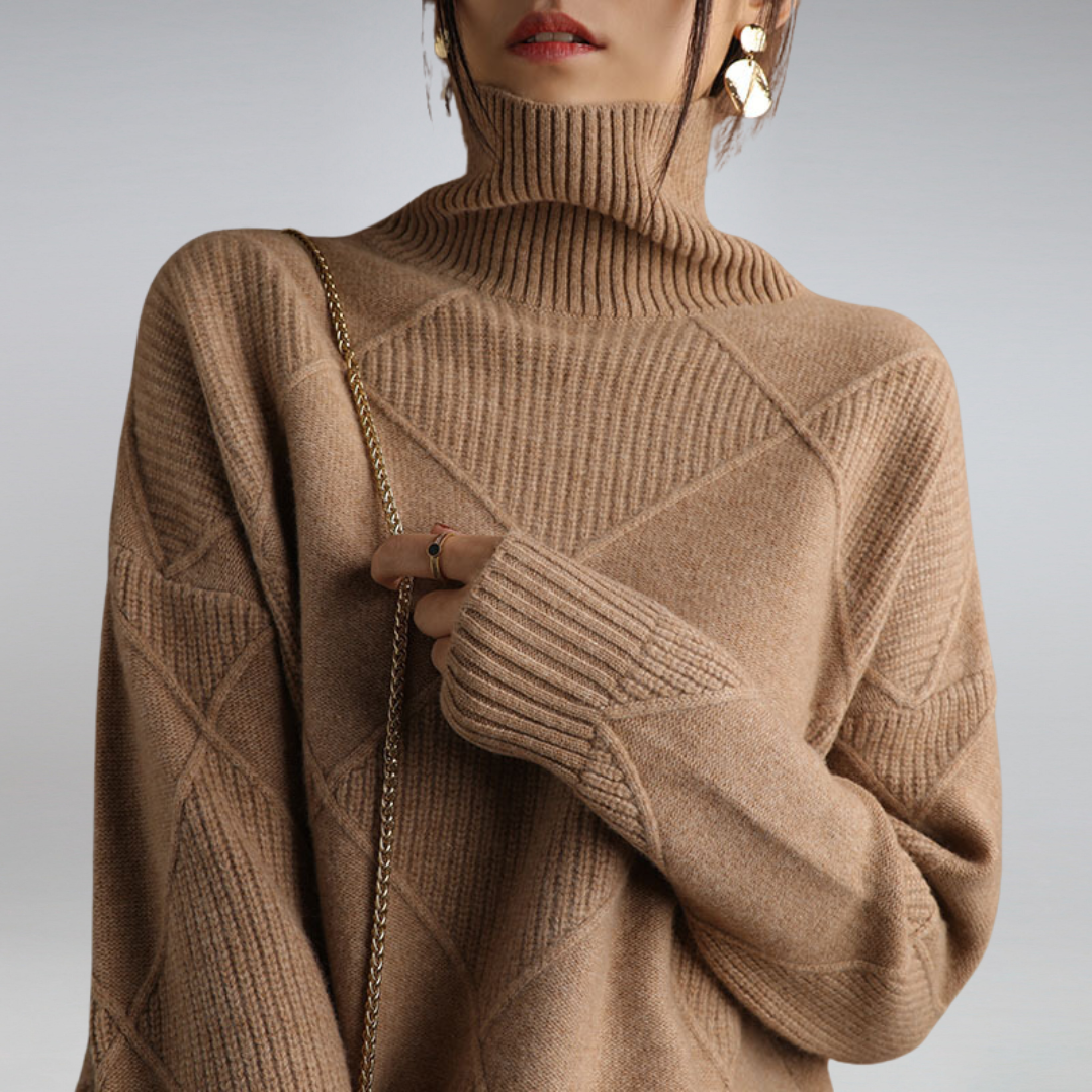 Adelle | Eleganter Rollkragenpullover