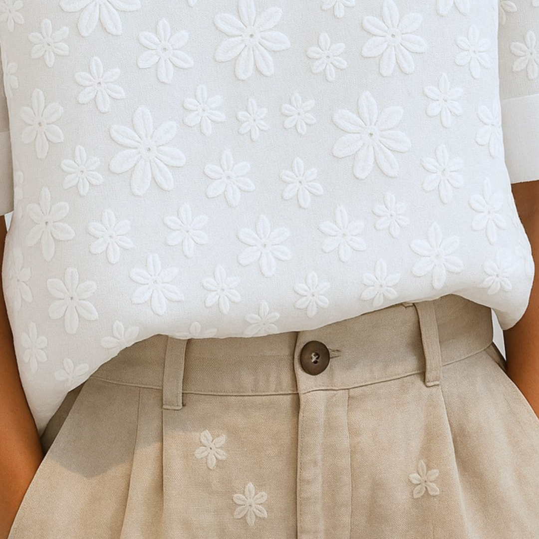 Irene | Elegantes Leinenblusen-Cami