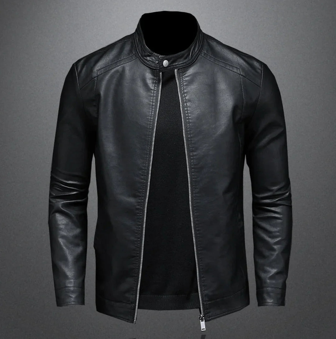 Frostklinge | LEDER-BIKERJACKE