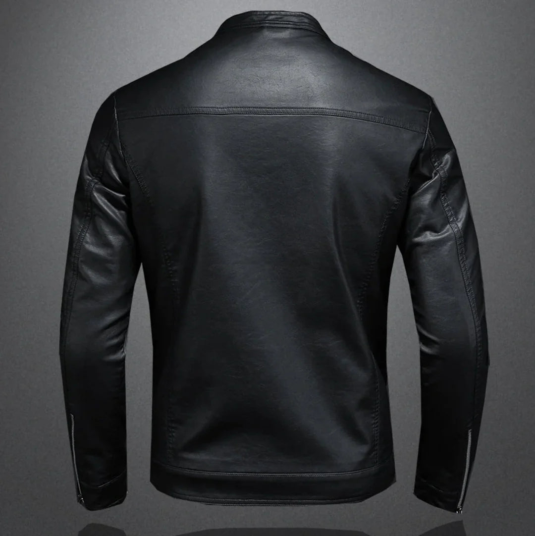 Frostklinge | LEDER-BIKERJACKE
