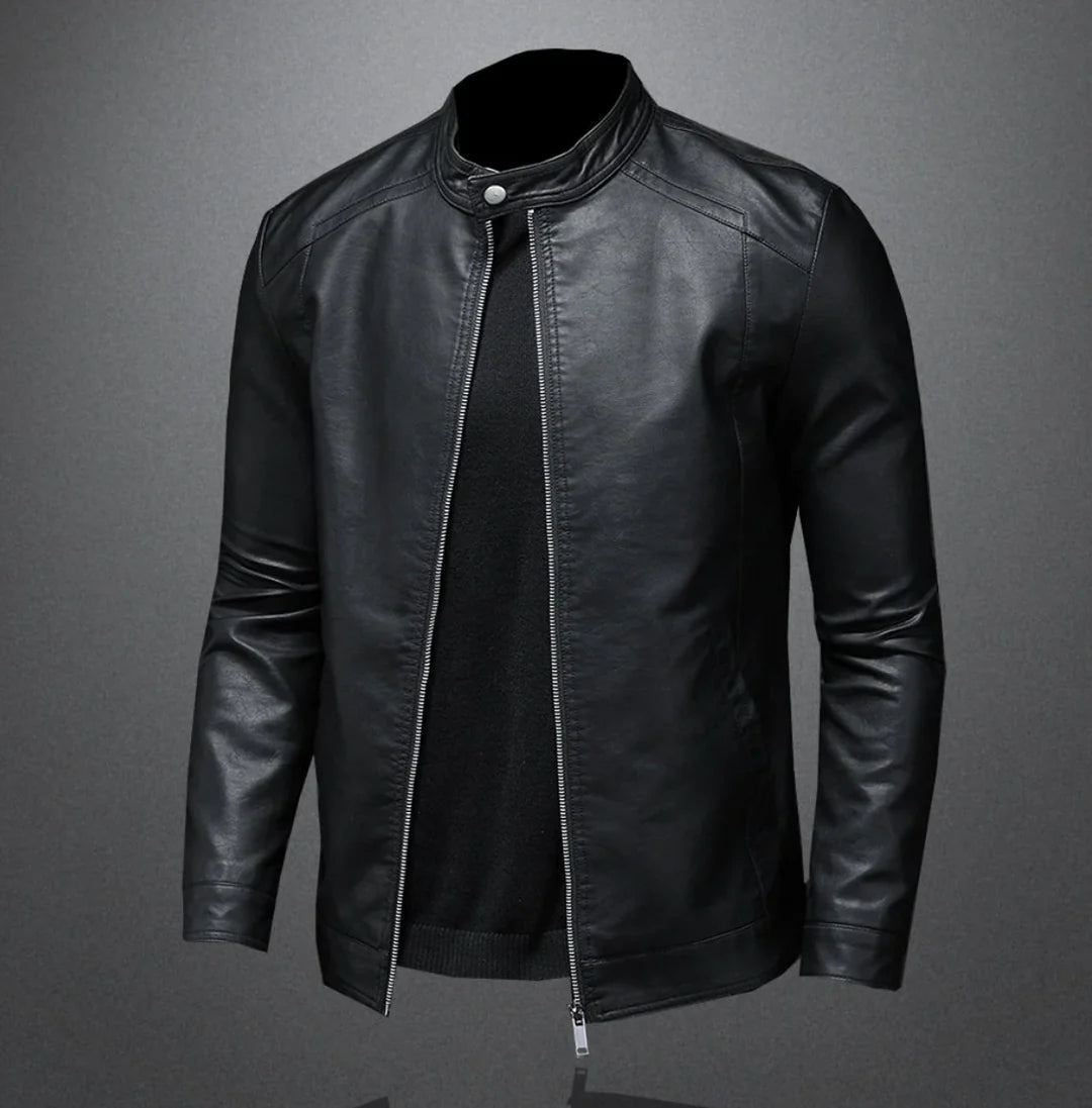 Frostklinge | LEDER-BIKERJACKE