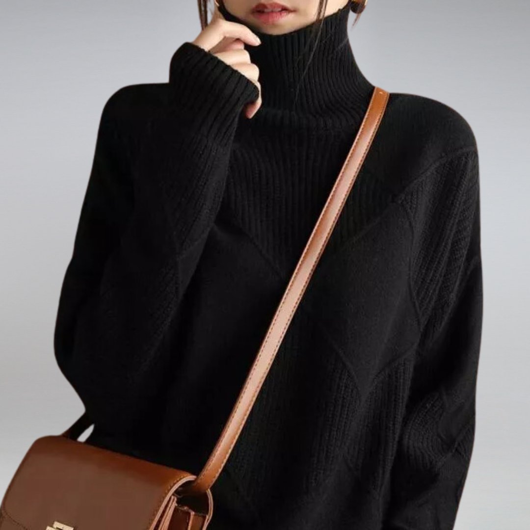 Adelle | Eleganter Rollkragenpullover