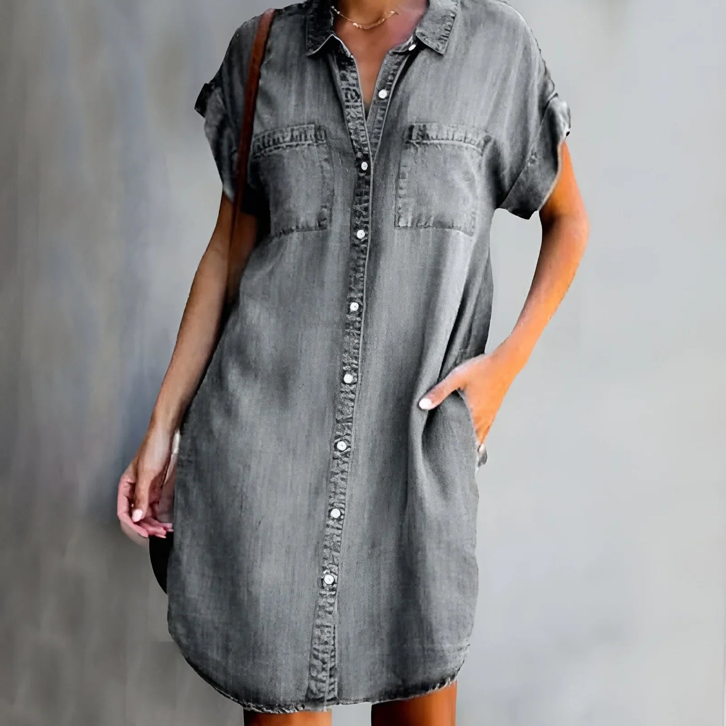 Bruna | Elegantes Hemdkleid