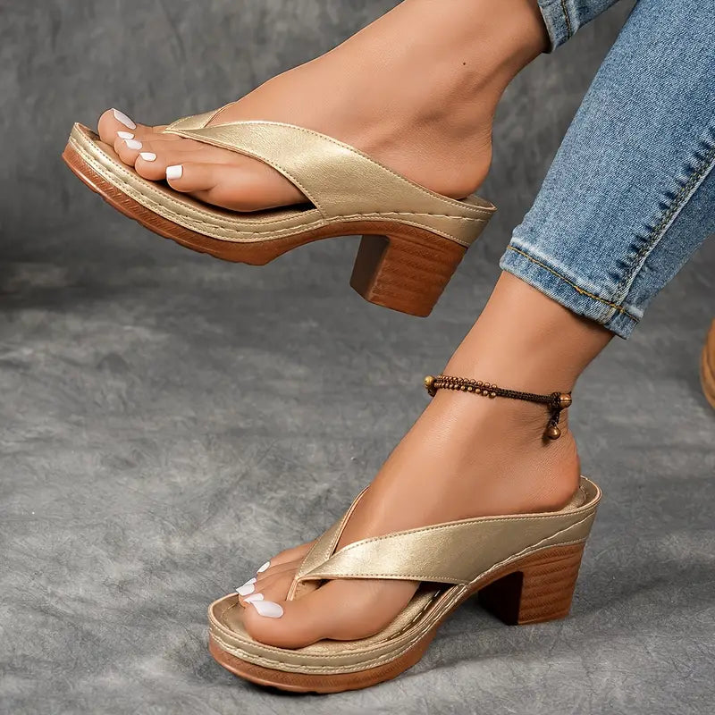Saskia | Eleganter Absatzslipper