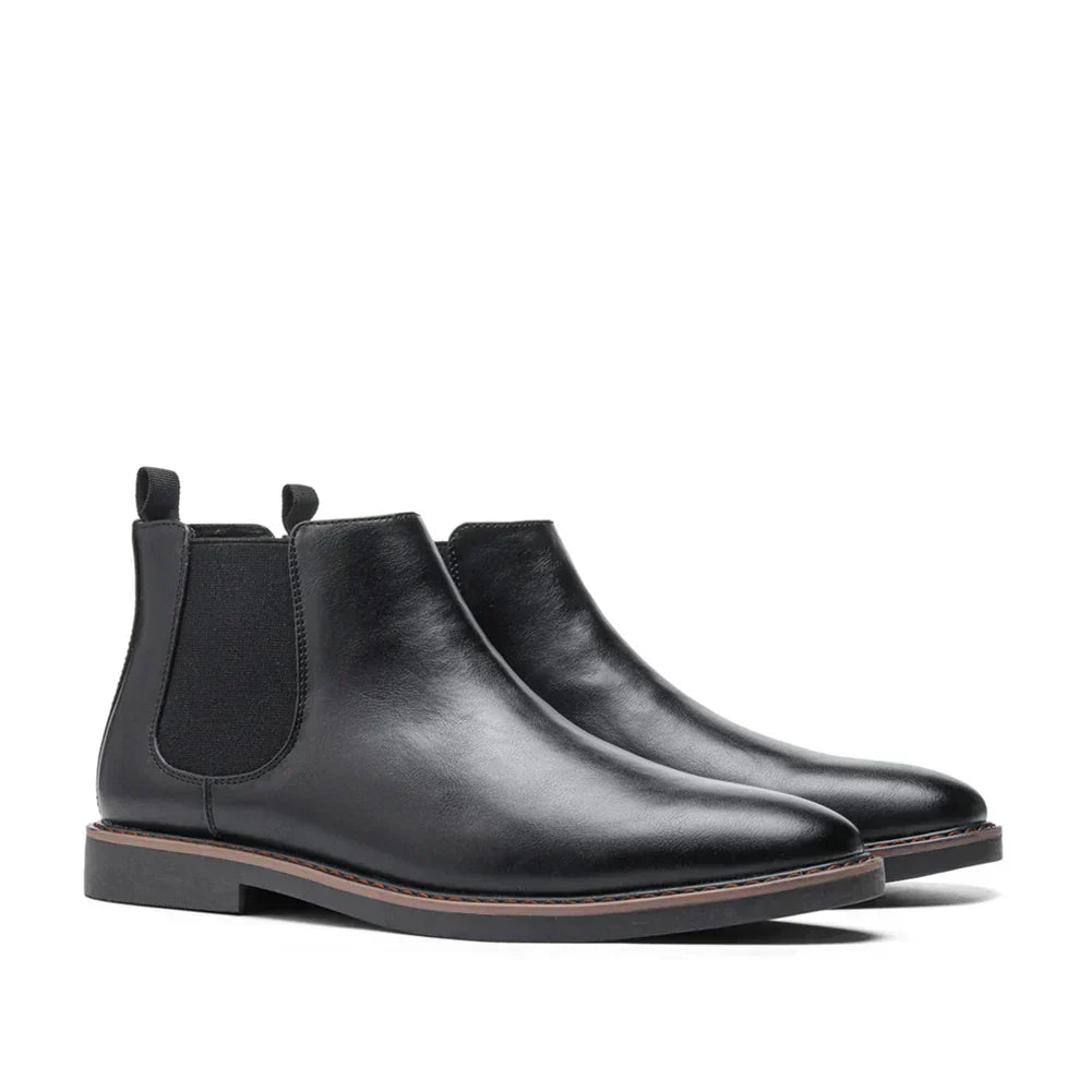 Gianluca Glänzende Lederstiefel