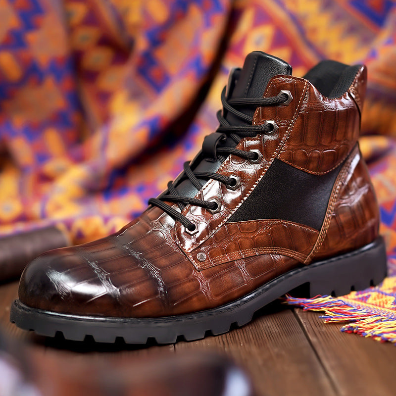 Scott | Klassische Croco-Stiefel