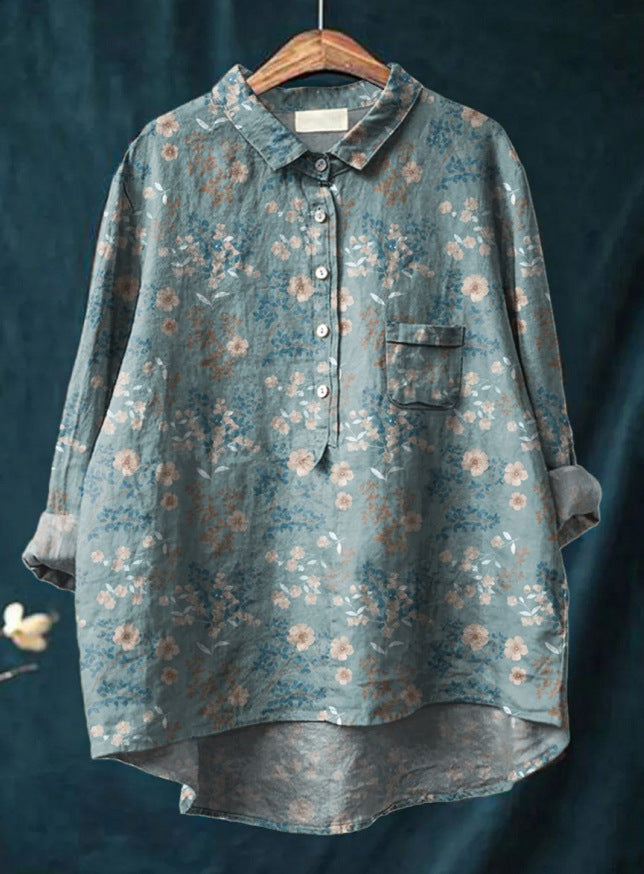 Jennifer | Elegante Bluse mit Blumenmuster