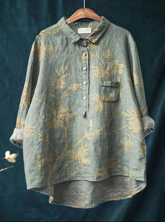 Jennifer | Elegante Bluse mit Blumenmuster