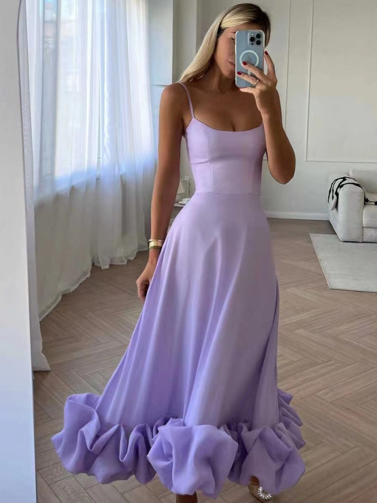 Liora™ | Elegantes Kleid mit verspieltem Rüschenflair
