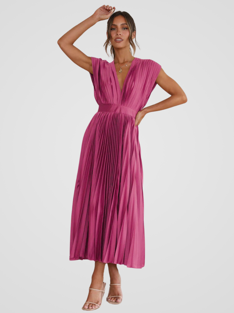 Amaya | Elegantes Midikleid mit romantischem Flair